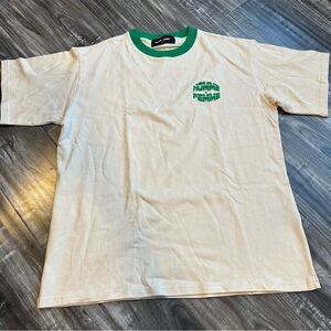 Homme Femme men’s ringer tee, size large, NWOT